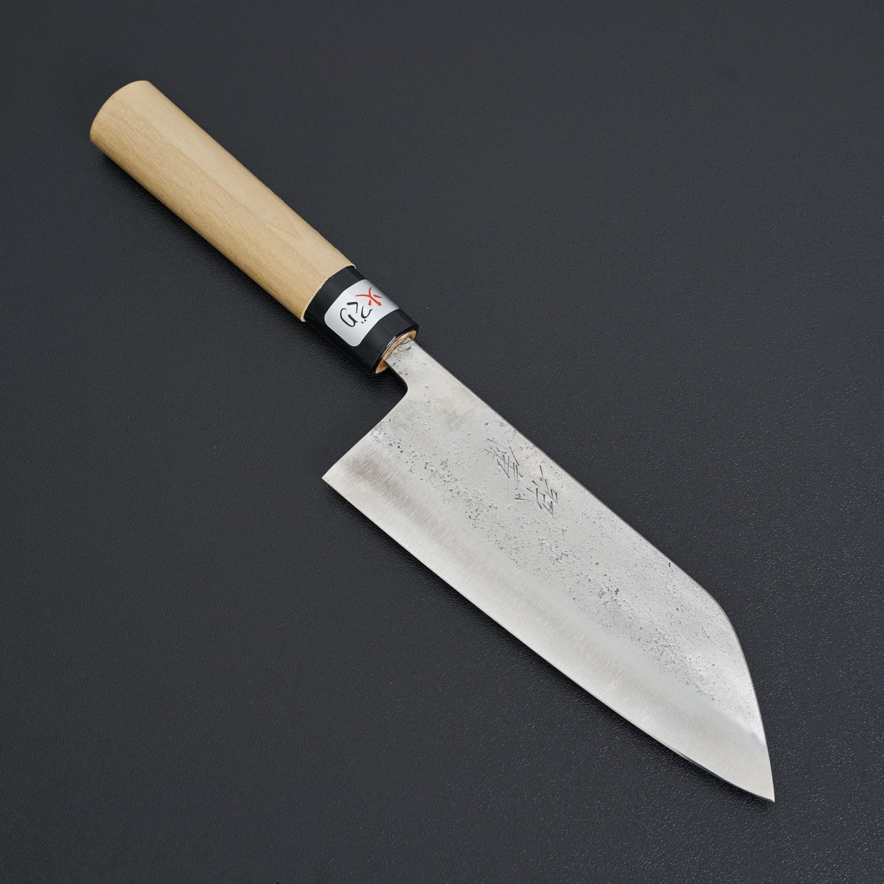 Fujiwara Teruyasu Nashiji Santoku 165mm-Knife-Fujiwara Teruyasu-Carbon Knife Co