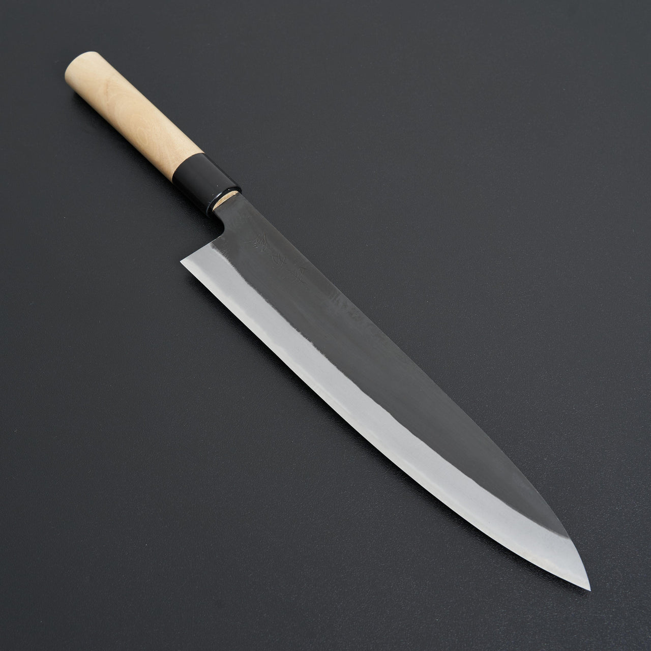 Hinoura Ajikataya Shirogami 2 Kurouchi Gyuto 270mm-Knife-Hinoura-Carbon Knife Co