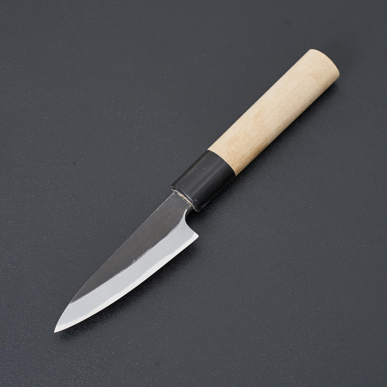 Hinoura Ajikataya Shirogami 2 Kurouchi Petty 90mm-Knife-Hinoura-Carbon Knife Co