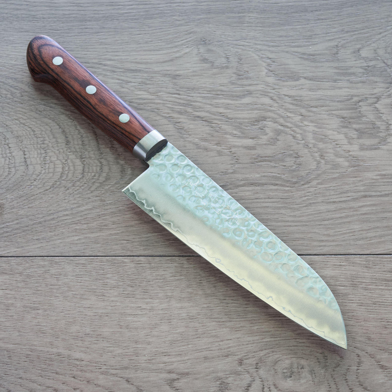 Hitohira Imojiya HG Tsuchime Santoku 170mm-Knife-Hitohira-Carbon Knife Co