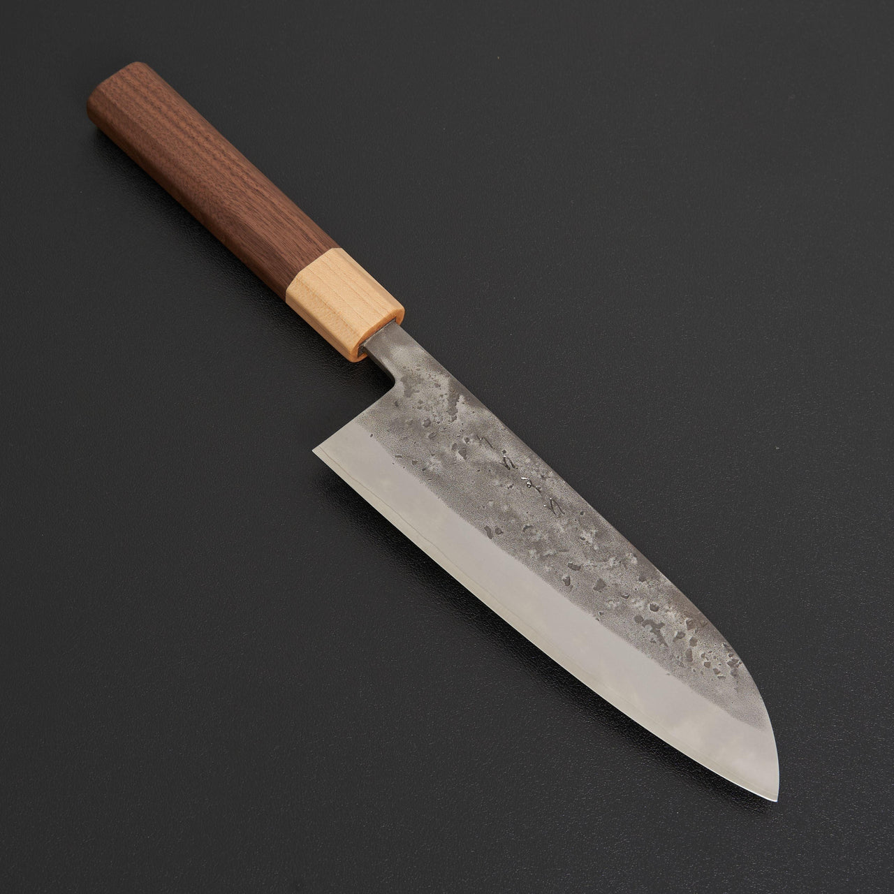 Hitohira TD SLD Nashiji Santoku 165mm Walnut Handle-Knife-Hitohira-Carbon Knife Co