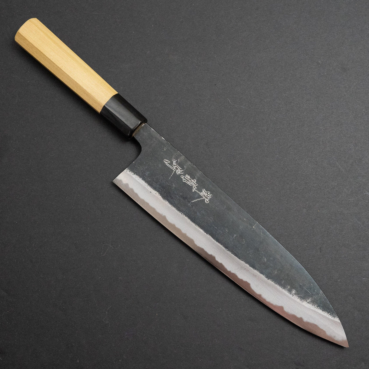 Kikumori Kurouchi White #1 Gyuto 240mm-Knife-Sakai Kikumori-Carbon Knife Co