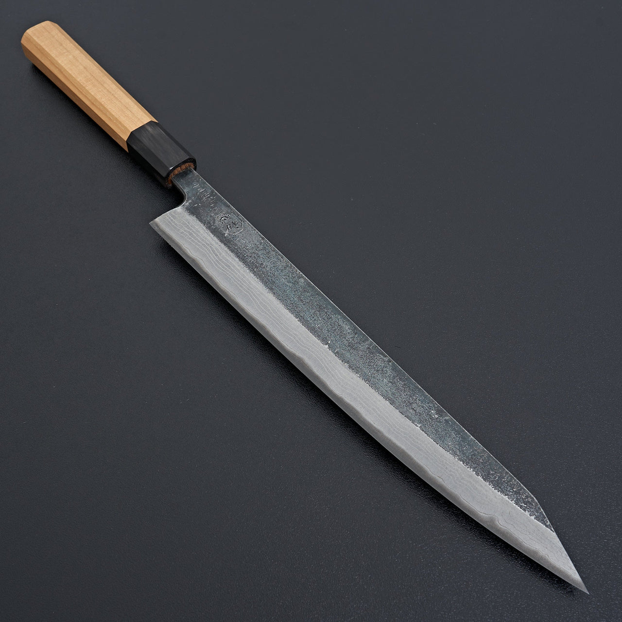 Kumokage Blue #2 Kurouchi Damascus Kiritsuke Sujihiki 250mm-Knife-Hatsukokoro-Carbon Knife Co
