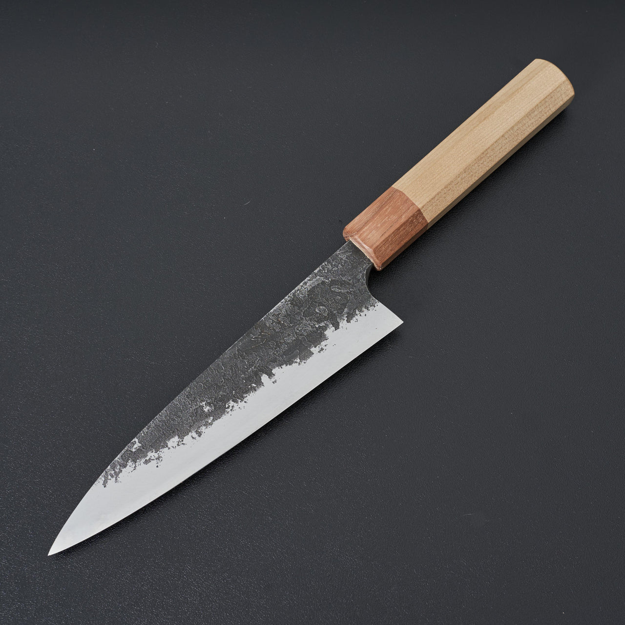 Mazaki White#2 Kuro Nashiji Gyuto 180mm-Knife-Mazaki-Carbon Knife Co