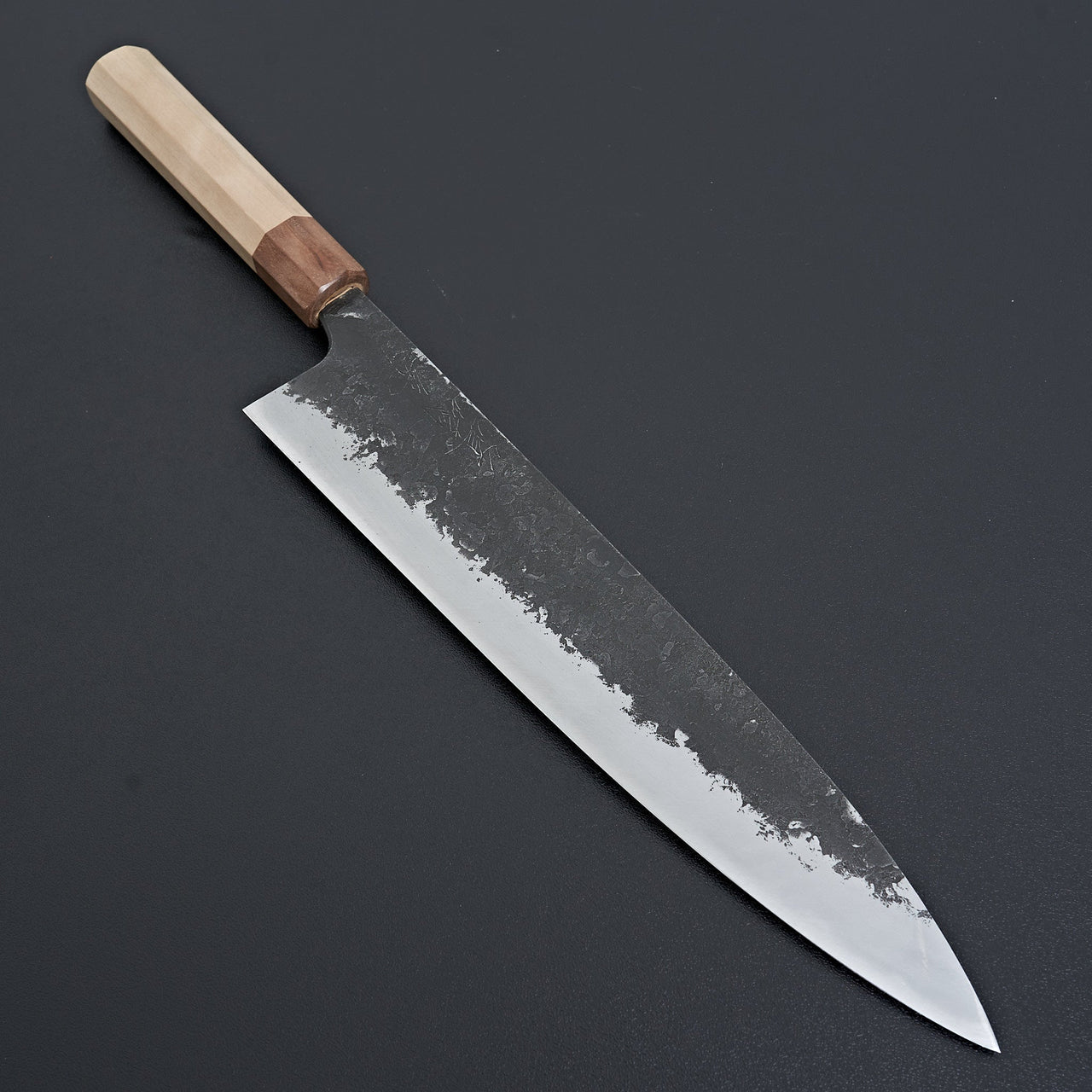 Mazaki White#2 Kuro Nashiji Gyuto 270mm-Knife-Mazaki-Carbon Knife Co