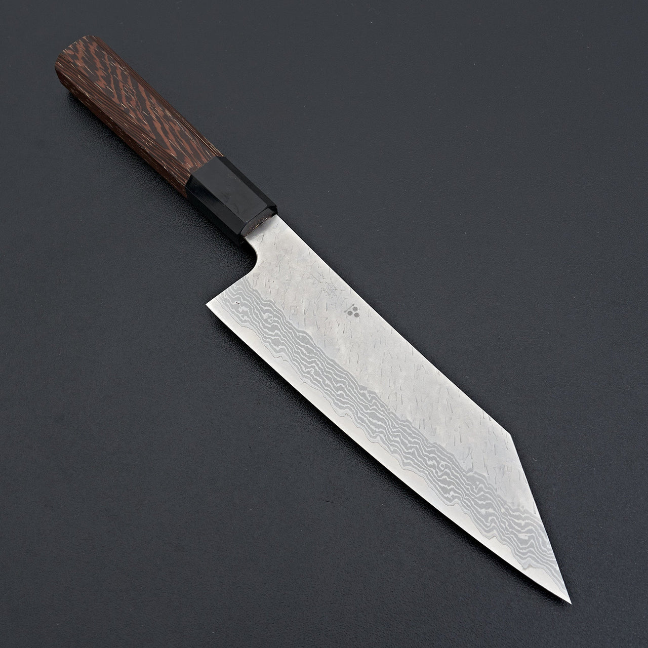 Nigara Hamono VG10 Tsuchime Damascus Bunka 180mm-Knife-Handk-Carbon Knife Co