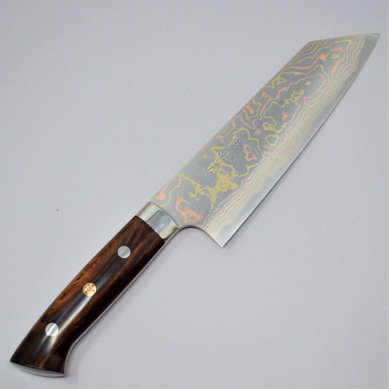 Saji Rainbow Damascus Bunka-Knife-Takeshi Saji-Carbon Knife Co