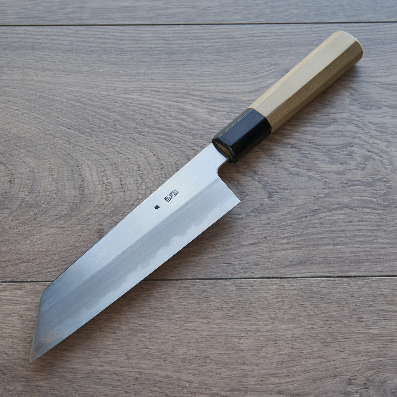 Sakai Kikumori Kikuzuki Kasumi Kiritsuke Santoku 180mm-Knife-Sakai Kikumori-Carbon Knife Co