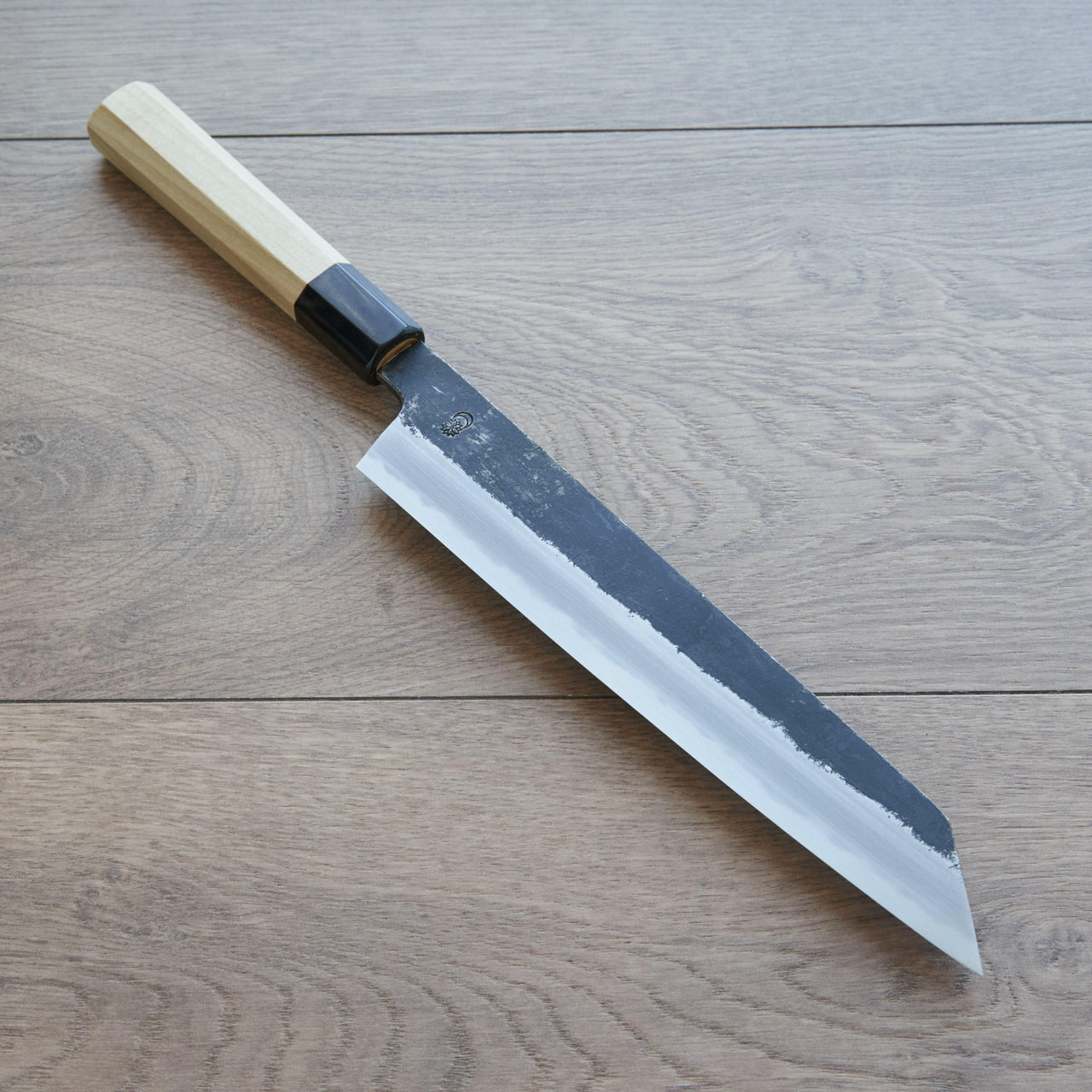 Sakai Kikumori Kikuzuki Kurouchi Kiritsuke Gyuto 240mm-Knife-Sakai Kikumori-Carbon Knife Co