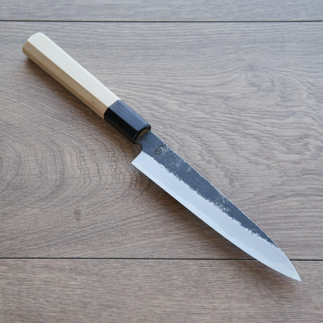 Sakai Kikumori Kikuzuki Kurouchi Petty 150mm-Knife-Sakai Kikumori-Carbon Knife Co