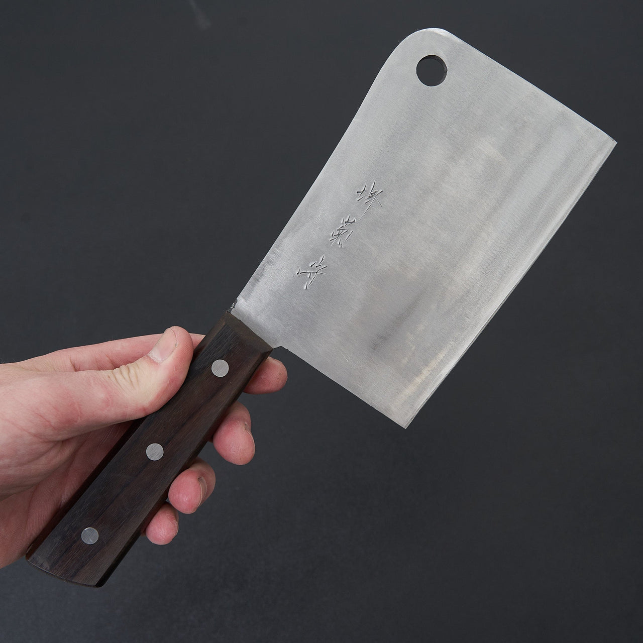 Sakai Kikumori Nihonko Carbon Cleaver 150mm-Knife-Sakai Kikumori-Carbon Knife Co