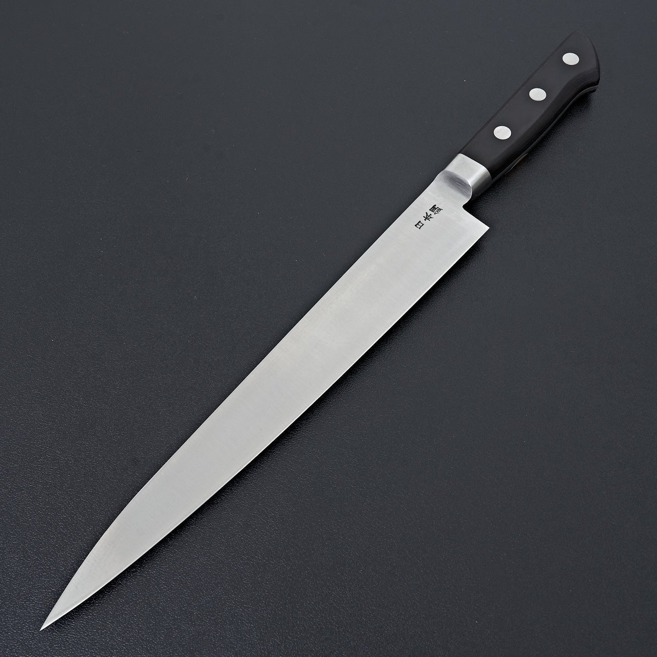 Sakai Kikumori Nihonko Carbon Sujihiki 240mm-Knife-Sakai Kikumori-Carbon Knife Co