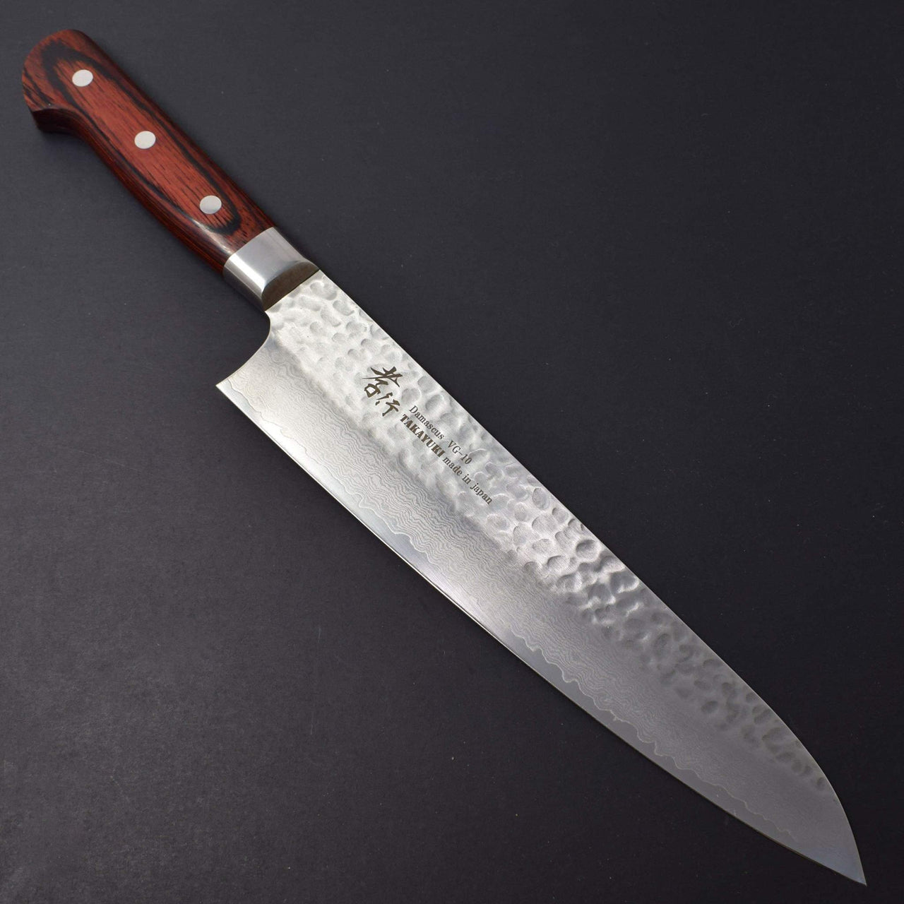 Sakai Takayuki 33 Layer Damascus Gyuto 240mm-Knife-Sakai Takayuki-Carbon Knife Co