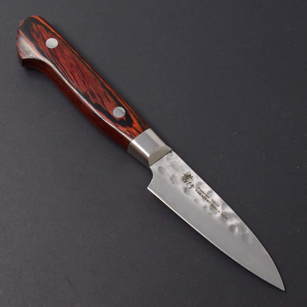 Sakai Takayuki 33 Layer Damascus Petty 80mm-Knife-Sakai Takayuki-Carbon Knife Co