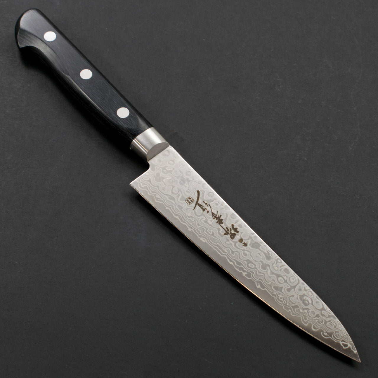 Sakai Takayuki 45 Layer Mirrored Damascus Petty 135mm-Knife-Sakai Takayuki-Carbon Knife Co