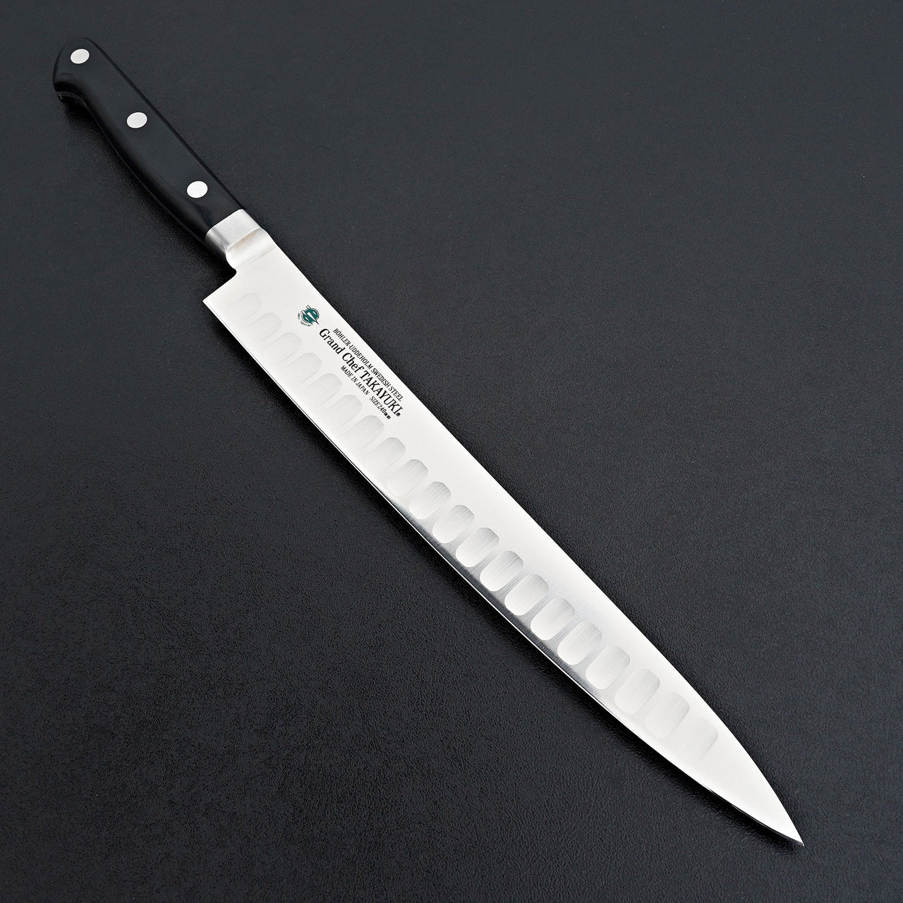 Sakai Takayuki Grand Chef SP Salmon Slicer 240mm-Knife-Sakai Takayuki-Carbon Knife Co