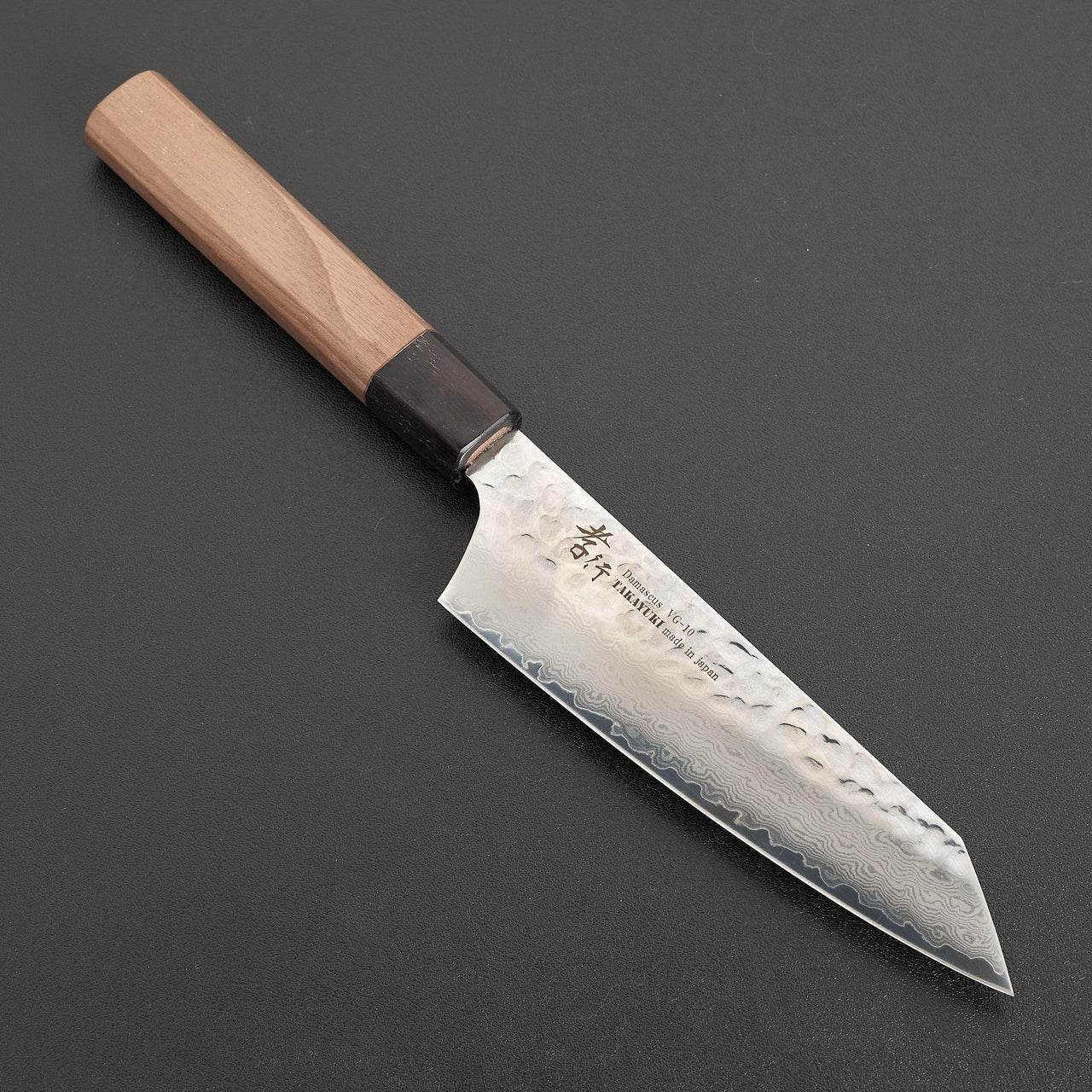 Sakai Takayuki Walnut 33 Layer Damascus Kengata 160mm-Knife-Sakai Takayuki-Carbon Knife Co