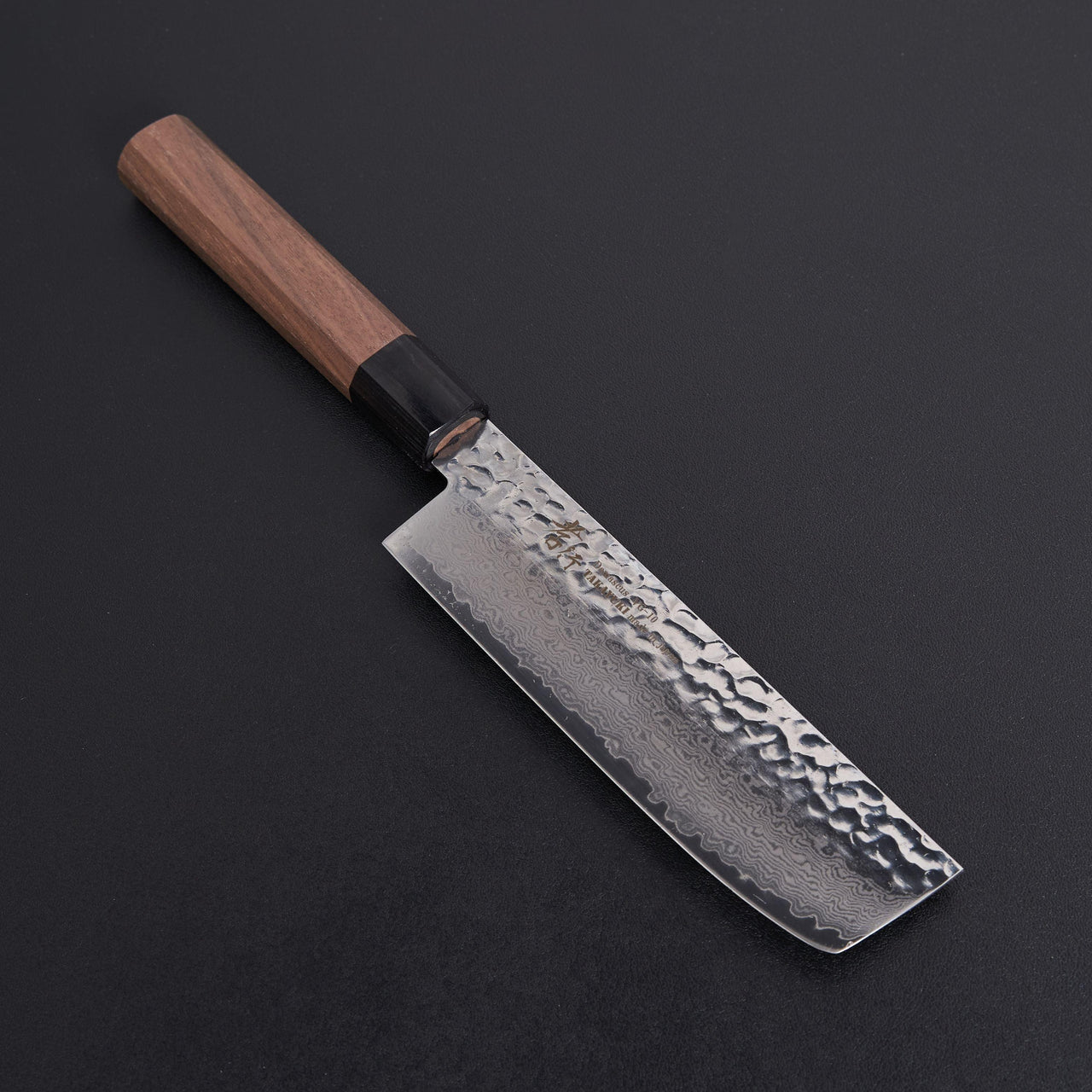Sakai Takayuki Walnut 33 Layer Damascus Nakiri 160mm-Knife-Sakai Takayuki-Carbon Knife Co