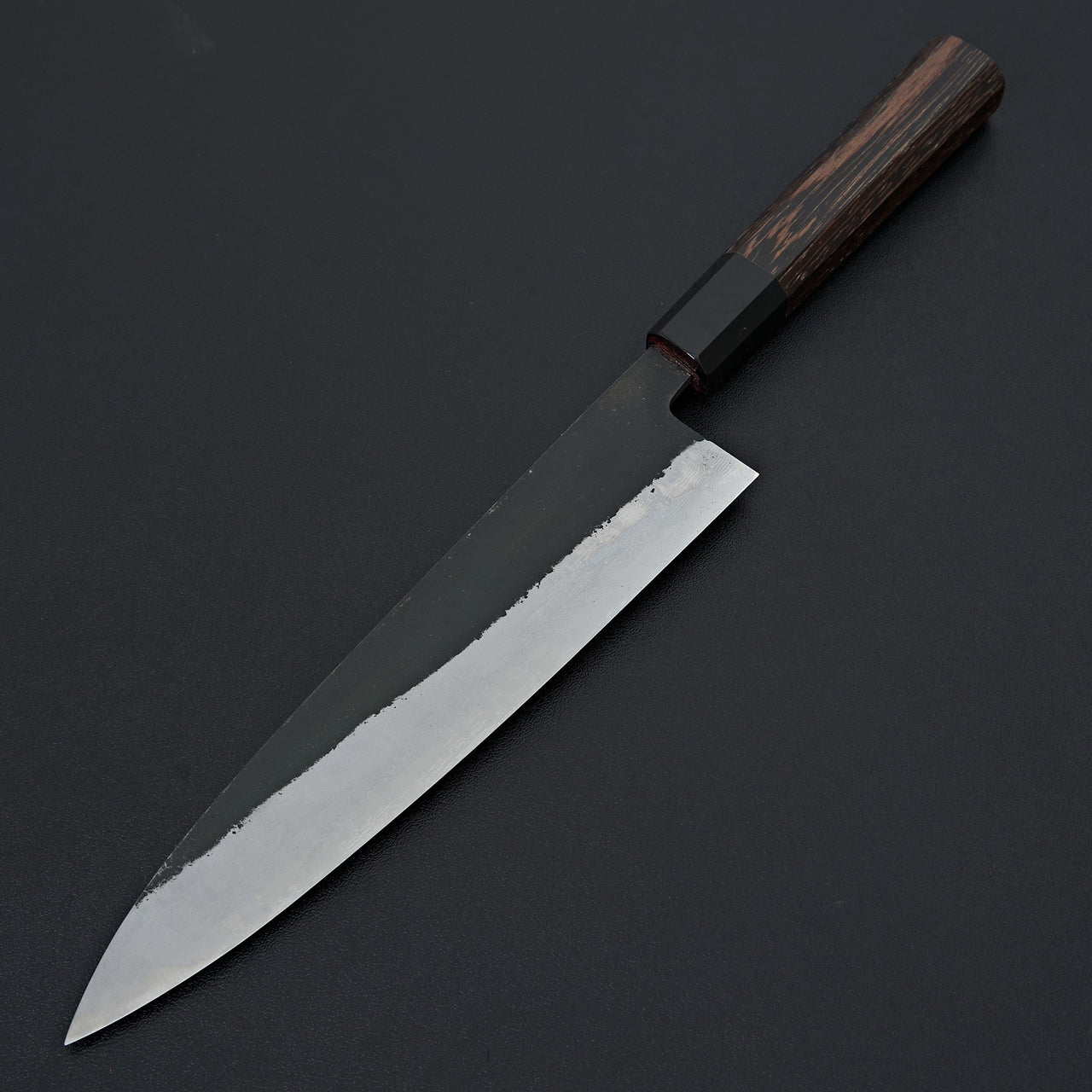 Shinkiro AS Damascus Kurouchi Gyuto 210mm-Knife-Carbon Knife Co-Carbon Knife Co
