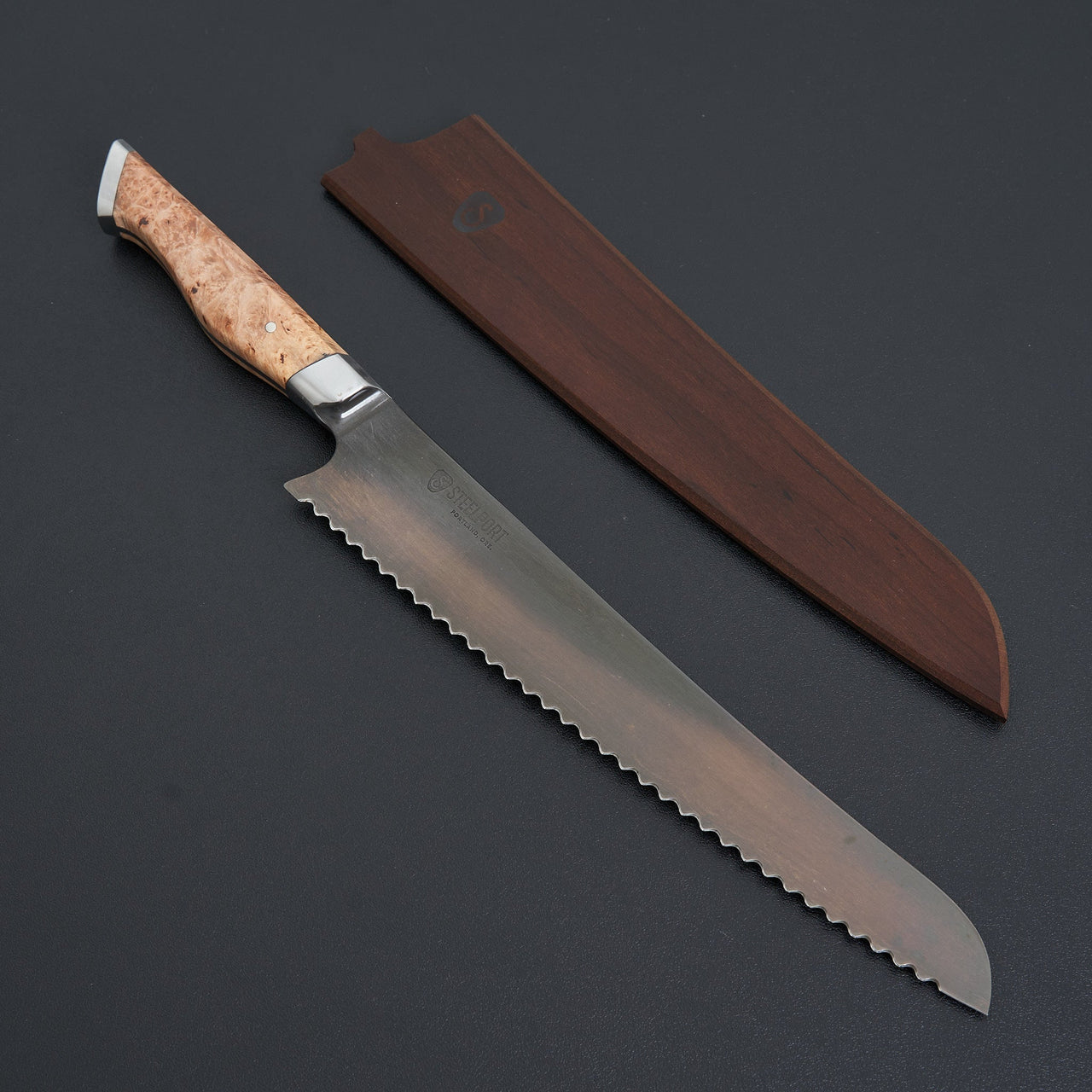 STEELPORT Knife Co. 10" Bread Knife-Knife-STEELPORT Knife Co.-Carbon Knife Co