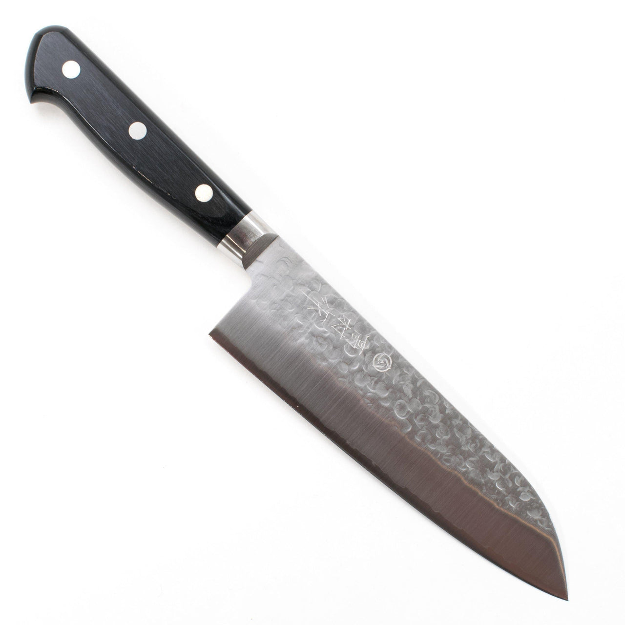 Takamura Nashiji Santoku 165mm-Knife-Takamura-Carbon Knife Co